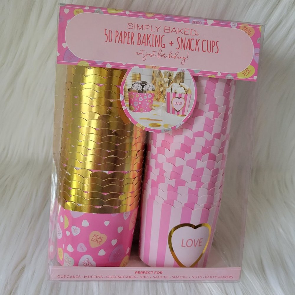 Simply Baked 50 Paper Baking/Snack Cups